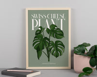 Swiss Cheese Houseplant Art Print