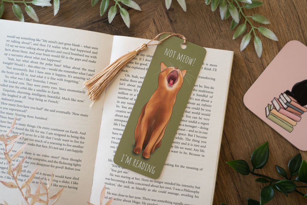 Not Meow Cat Bookmark
