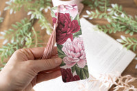 Peony Bookmark