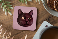 Brown Cat Coaster