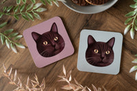 Brown Cat Coaster