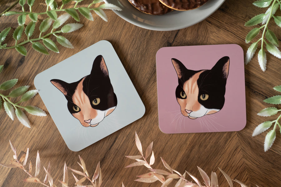 Calico Cat Coaster