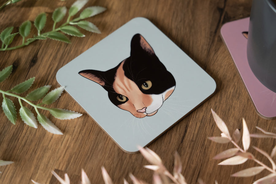 Calico Cat Coaster