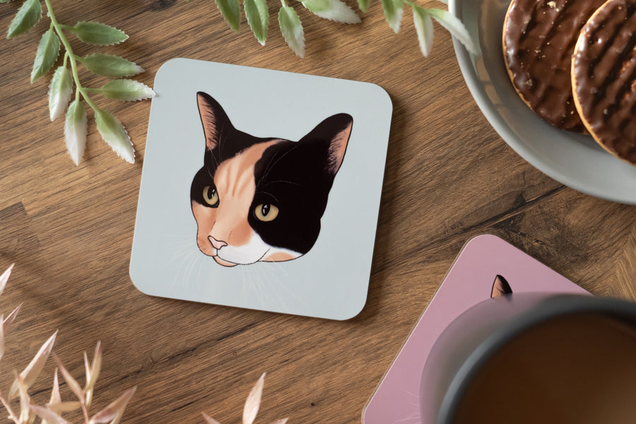 Calico Cat Coaster