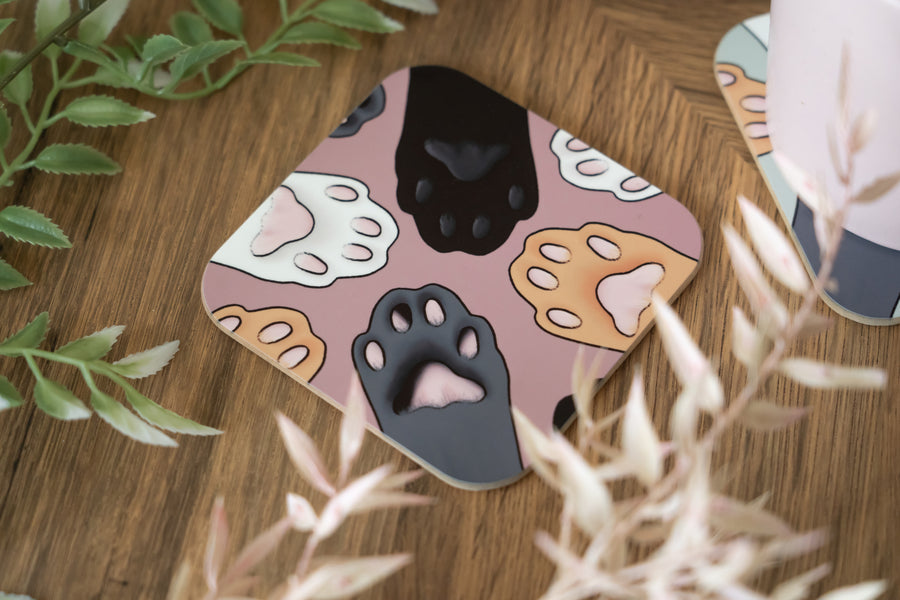 Cat Paws Coaster