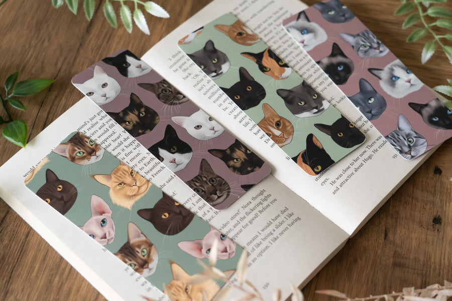 Cats Bookmark Set