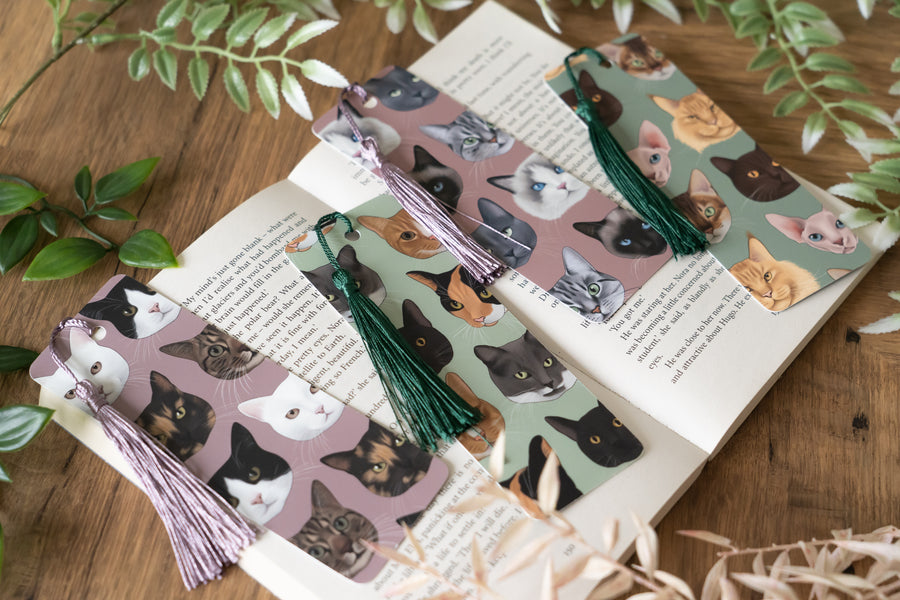 Cats Bookmark Set