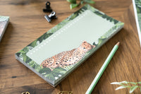 Cheetah To Do List Pad