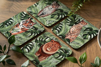 Jaguar and Leaves Coaster