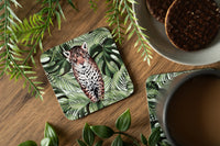 Jaguar and Leaves Coaster