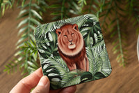 Lion and Leaves Coaster