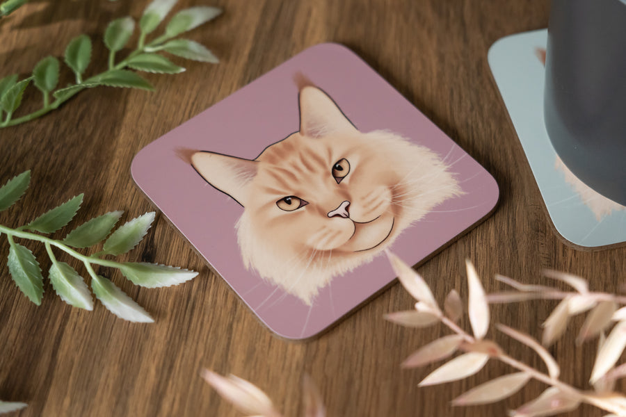 Maine Coon Cat Coaster