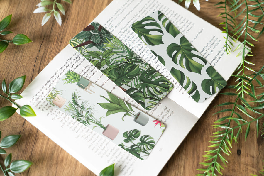 Houseplants Bookmark Set