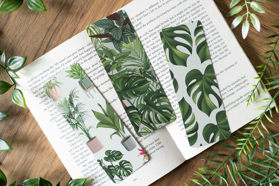 Houseplants Bookmark Set