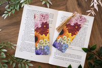 Rainbow of Flowers Bookmark