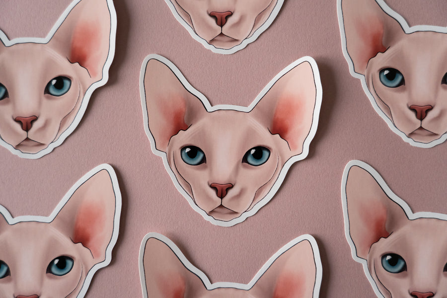 Sphynx Cat Sticker