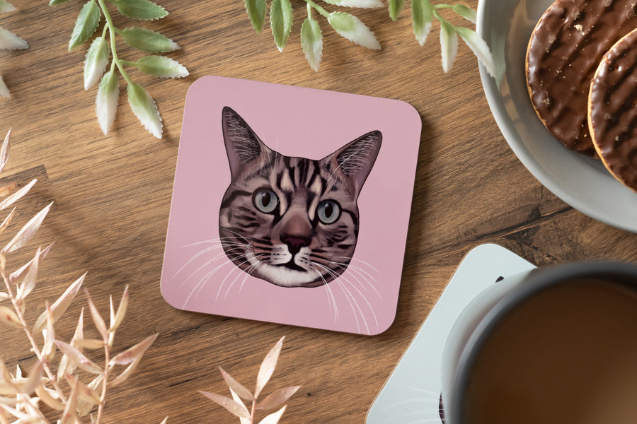 Tabby Cat Coaster