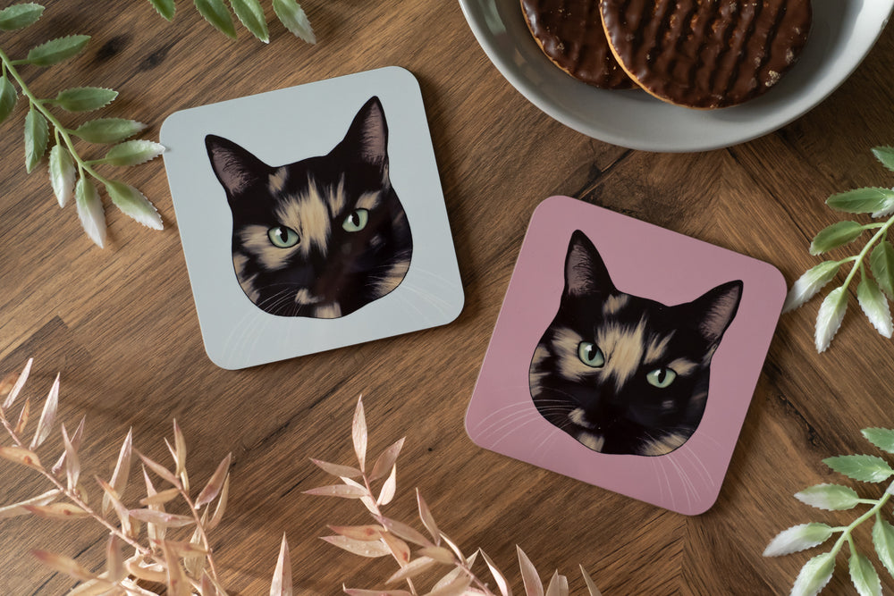 Tortoiseshell Cat Coaster