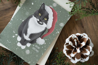 Meowy Christmas Cat Card