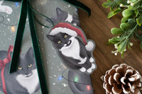 Christmas Cats Gift Wrap & Tags Set
