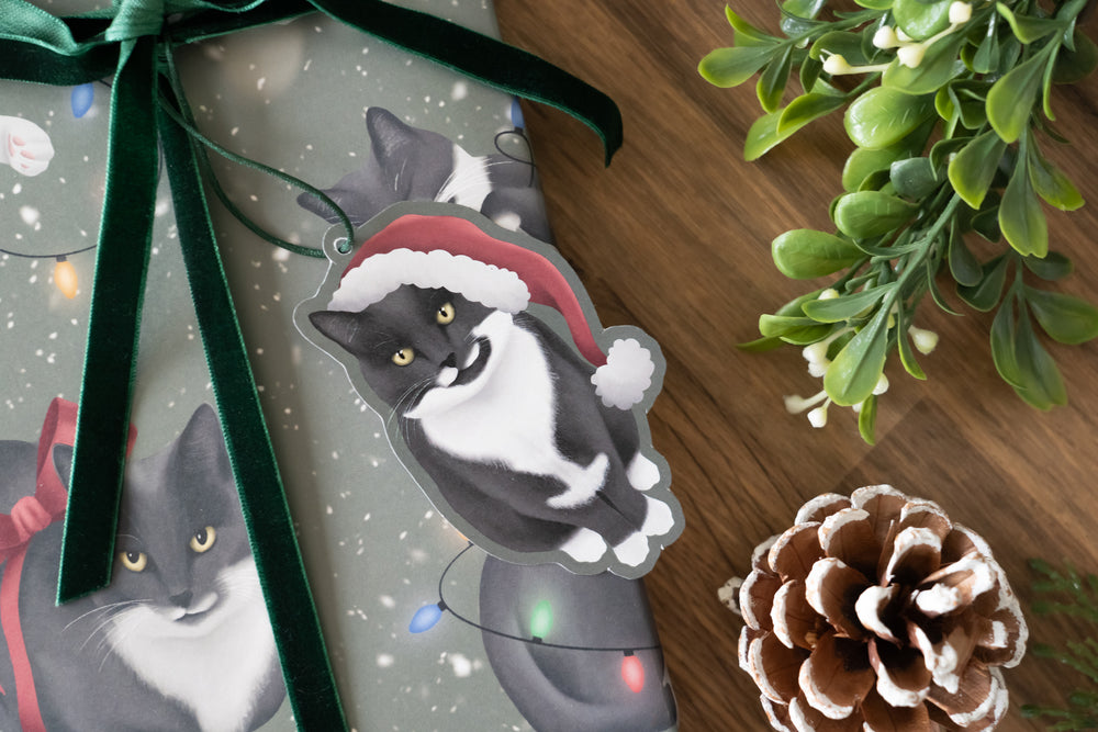 Christmas Cat Gift Tags