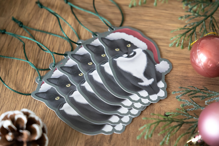 Christmas Cat Gift Tags
