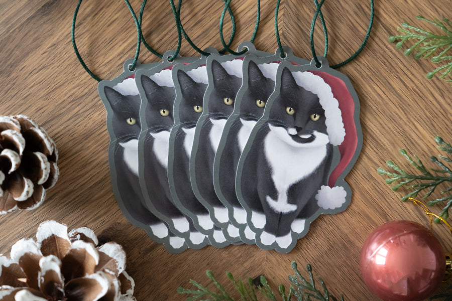 Christmas Cat Gift Tags