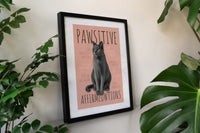 Pawsitive Affirmeowtions Cat Art Print
