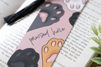 Pawsed Here Bookmark