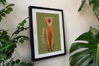 Roar Cat Art Print