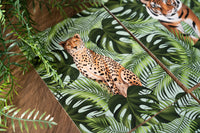 Cheetah and Leaves Print