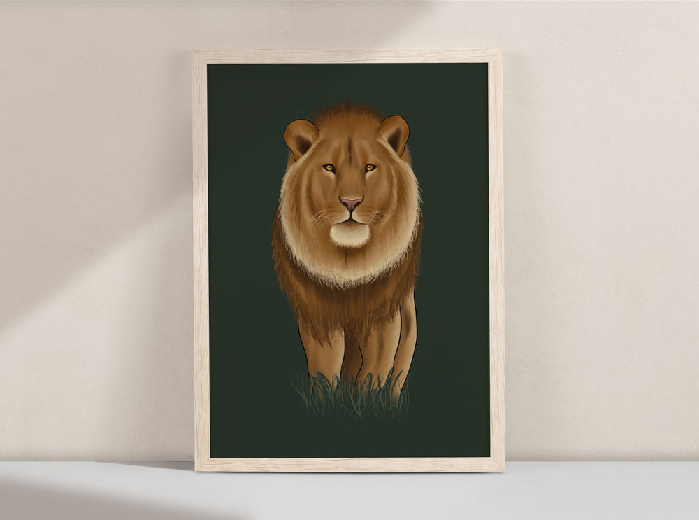 Lion Art Print