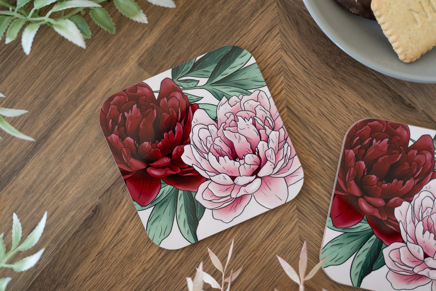 Peonies Coaster