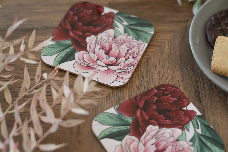 Peonies Coaster