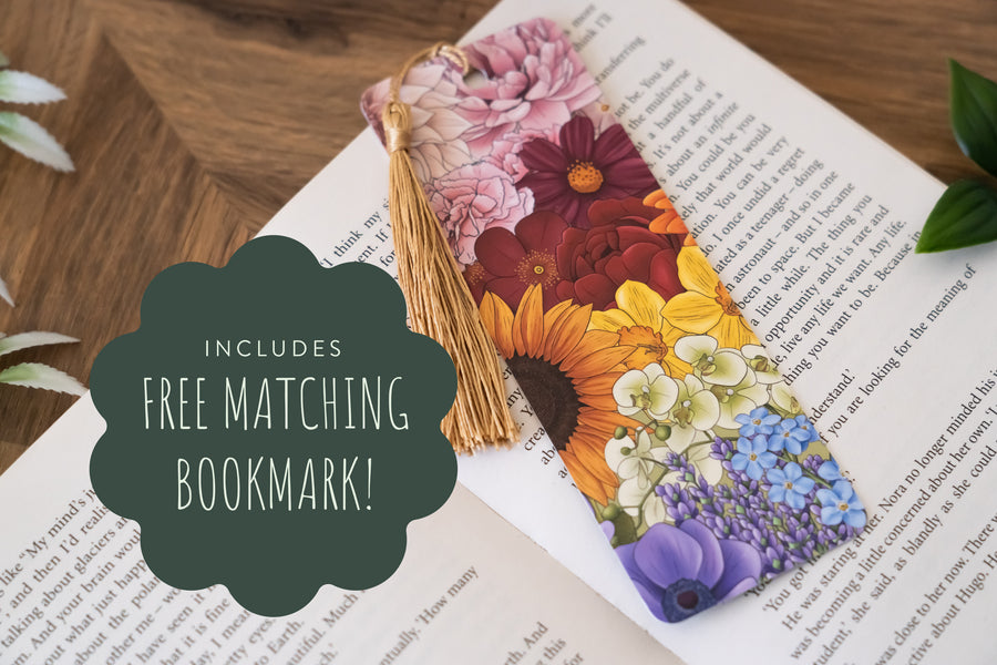 Floral Illustrated A4 2026 Calendar