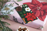 Botanical Christmas Green Gift Tags