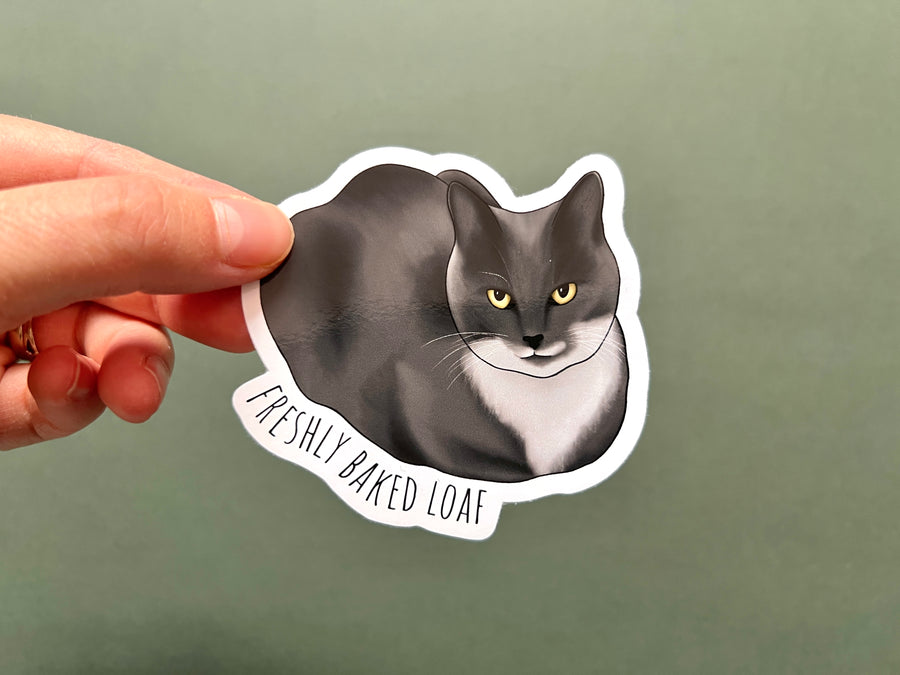 Freshly Baked Loaf Cat Sticker