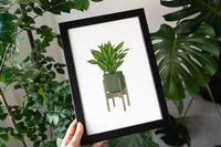 Lemon & Lime Houseplant Art Print