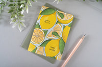 You're the Zest Lemon Birthday Card