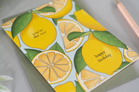 You're the Zest Lemon Birthday Card