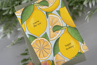 You're the Zest Lemon Birthday Card