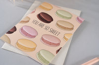 You Are Sweet Macaron Card