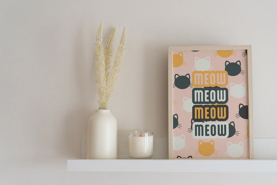 Meow Art Print