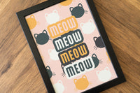 Meow Art Print