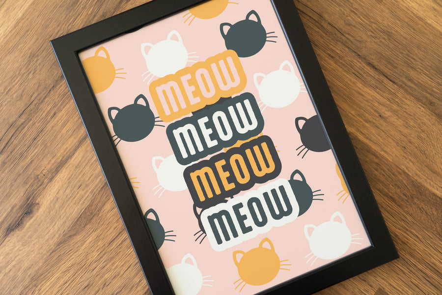Meow Art Print