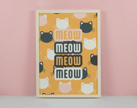Meow Art Print