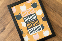 Meow Art Print