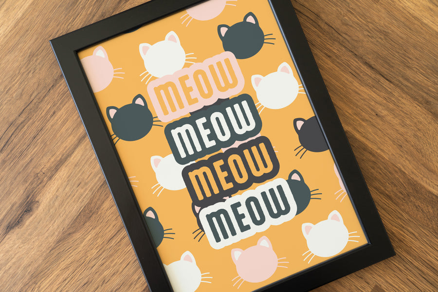 Meow Art Print