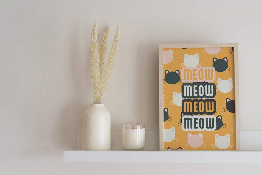 Meow Art Print