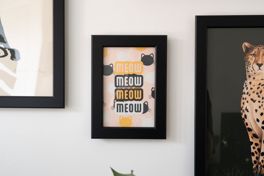 Meow Art Print